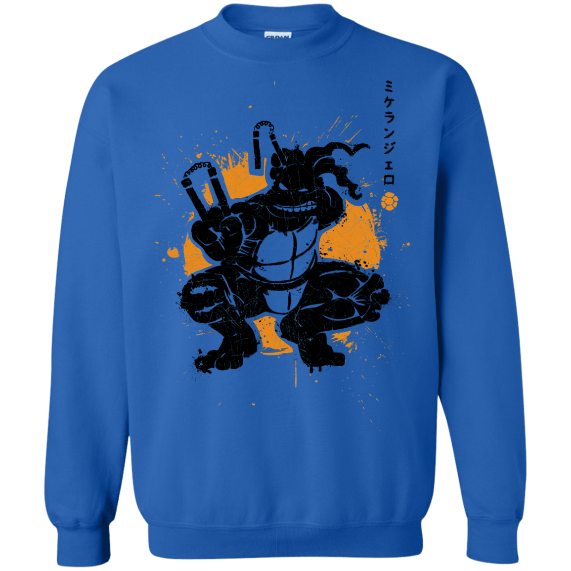 Sweatshirts Royal / S TMNT - Nunchaku Warrior Crewneck Sweatshirt