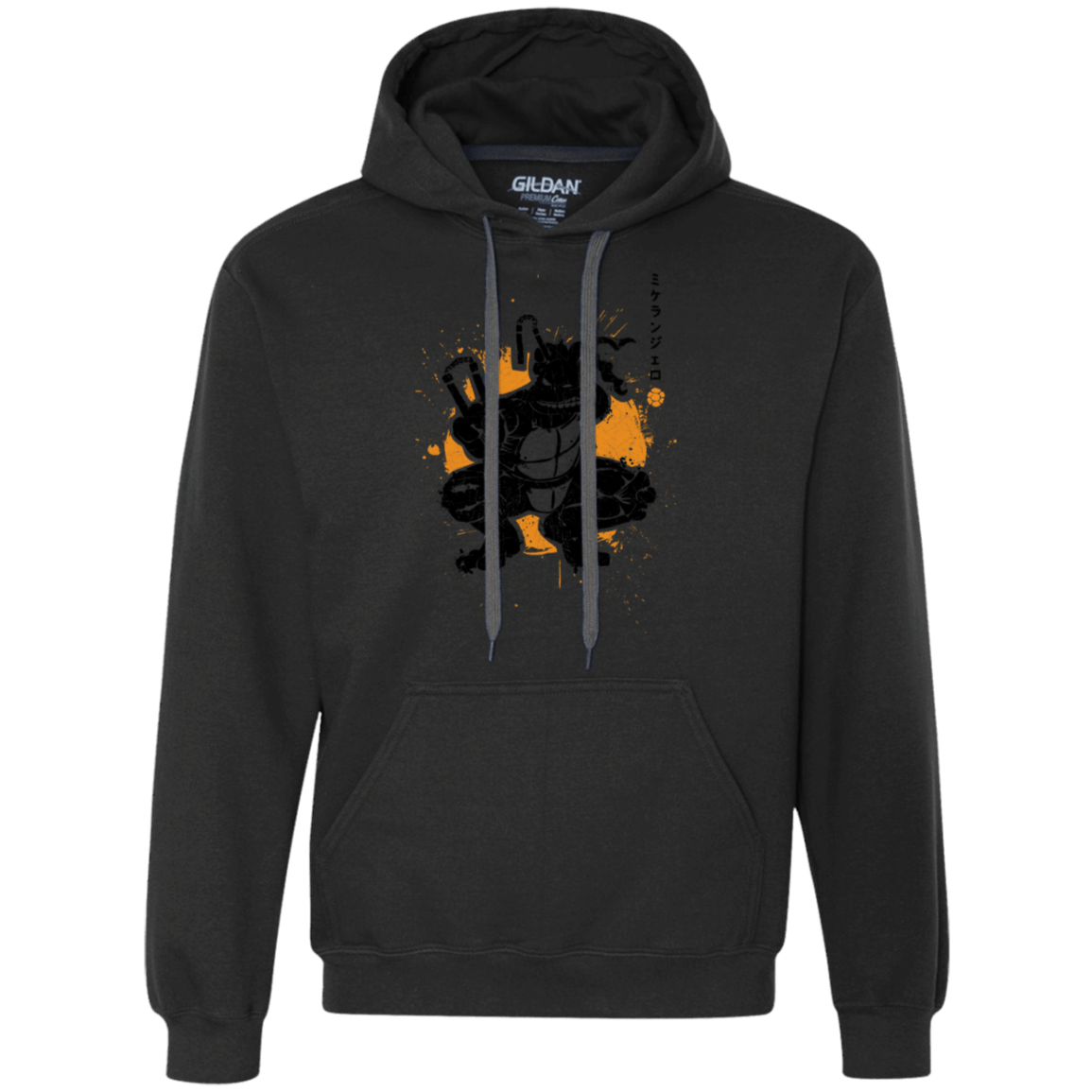 Sweatshirts Black / S TMNT - Nunchaku Warrior Premium Fleece Hoodie