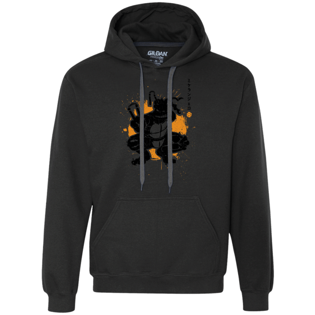 Sweatshirts Black / S TMNT - Nunchaku Warrior Premium Fleece Hoodie