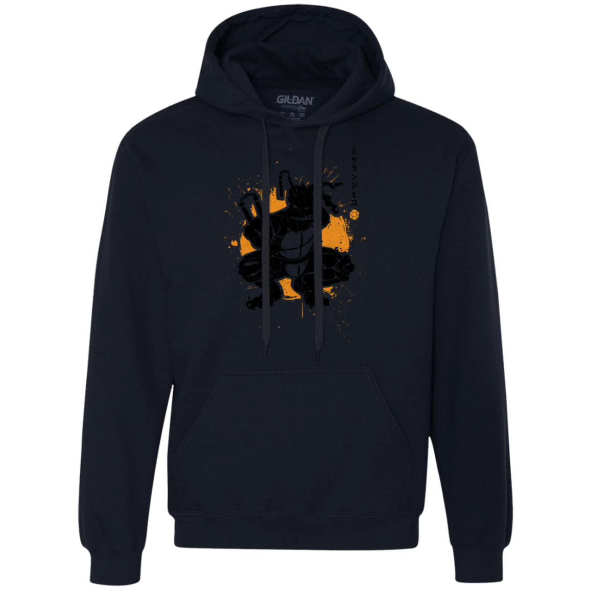 Sweatshirts Navy / S TMNT - Nunchaku Warrior Premium Fleece Hoodie