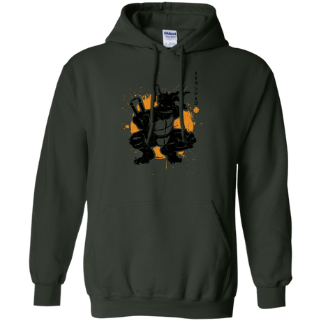 Sweatshirts Forest Green / S TMNT - Nunchaku Warrior Pullover Hoodie