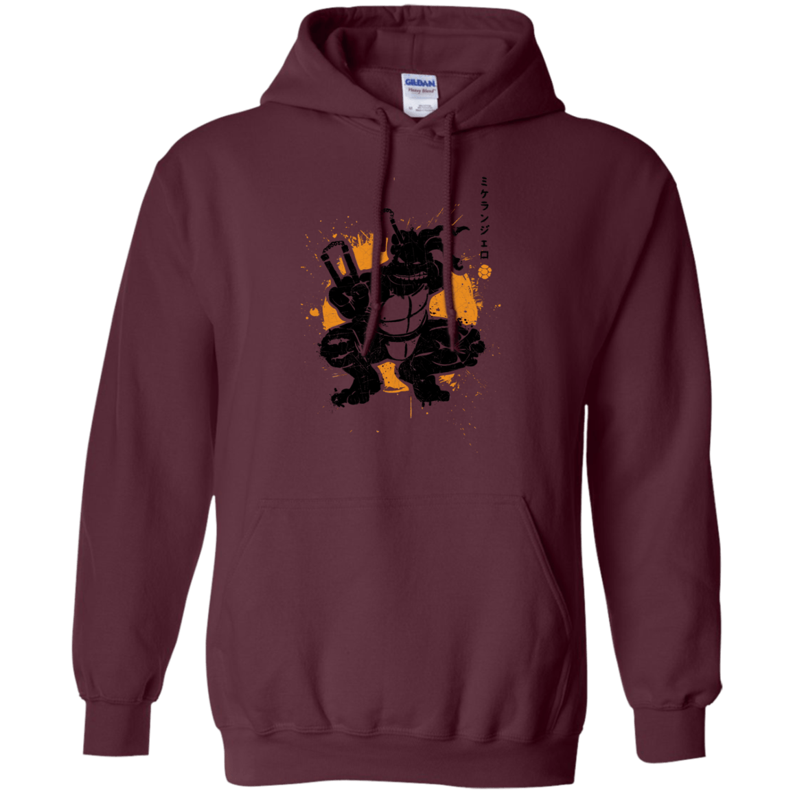 Sweatshirts Maroon / S TMNT - Nunchaku Warrior Pullover Hoodie