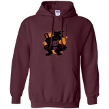 Sweatshirts Maroon / S TMNT - Nunchaku Warrior Pullover Hoodie