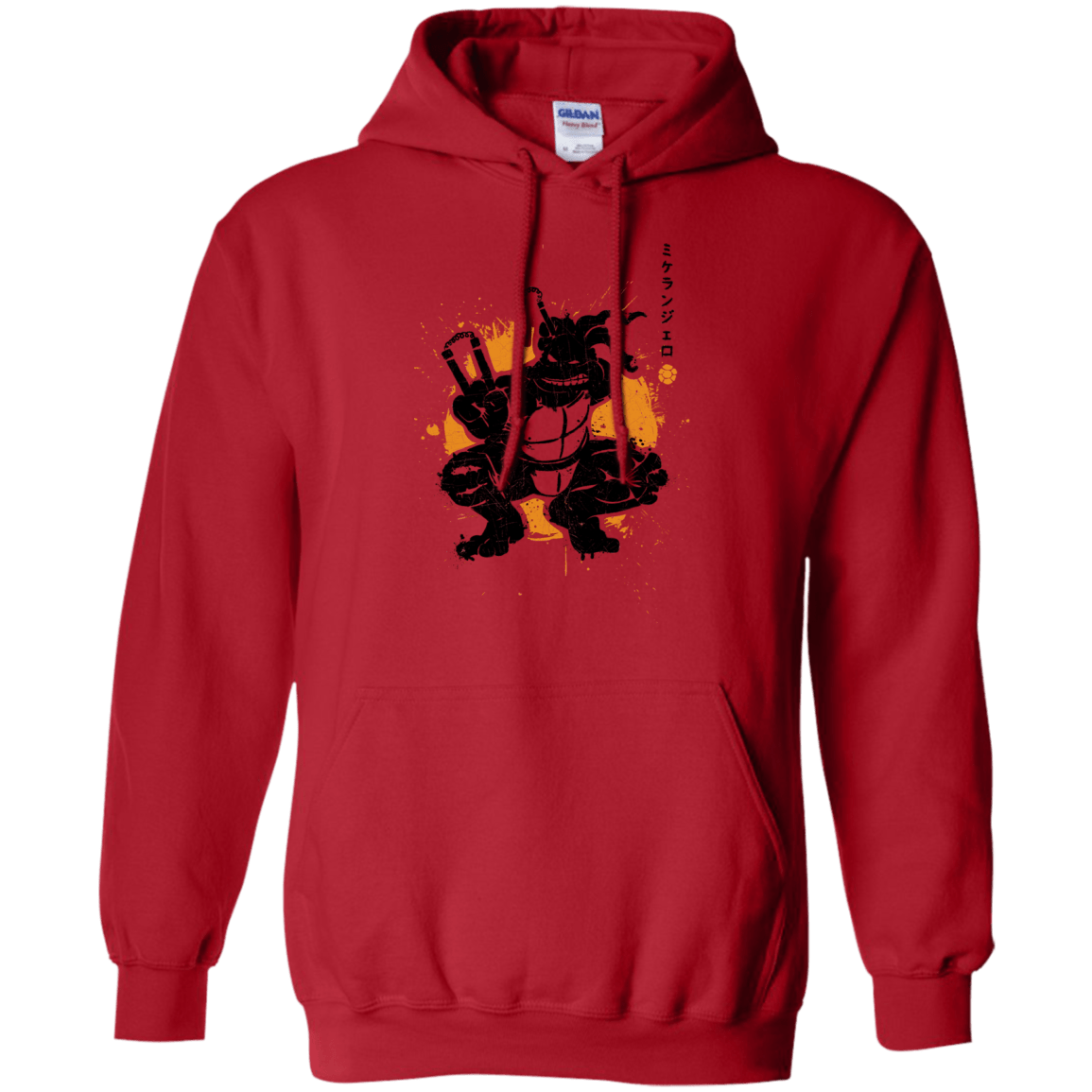 Sweatshirts Red / S TMNT - Nunchaku Warrior Pullover Hoodie