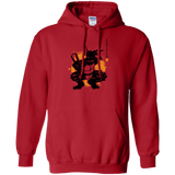 Sweatshirts Red / S TMNT - Nunchaku Warrior Pullover Hoodie