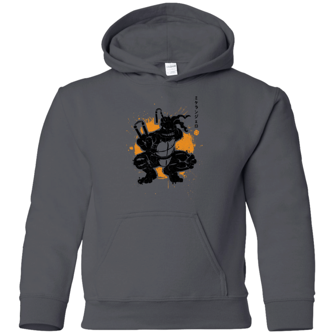 Sweatshirts Charcoal / YS TMNT - Nunchaku Warrior Youth Hoodie