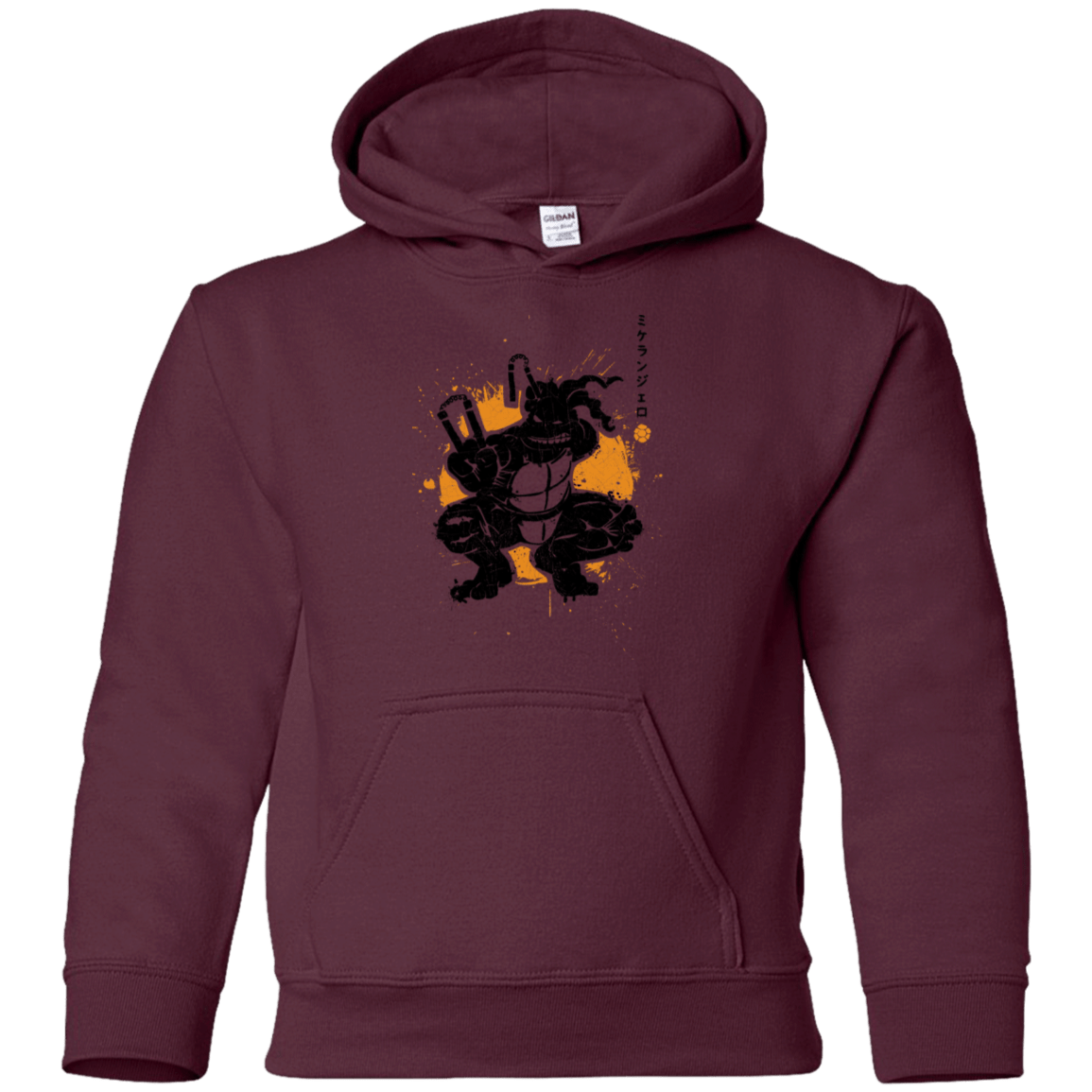 Sweatshirts Maroon / YS TMNT - Nunchaku Warrior Youth Hoodie