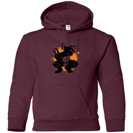 Sweatshirts Maroon / YS TMNT - Nunchaku Warrior Youth Hoodie