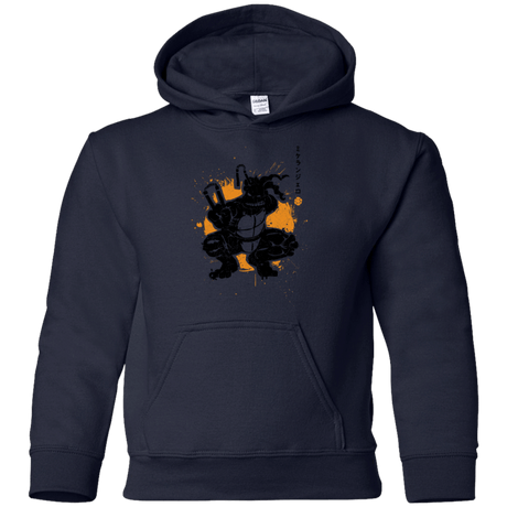 Sweatshirts Navy / YS TMNT - Nunchaku Warrior Youth Hoodie