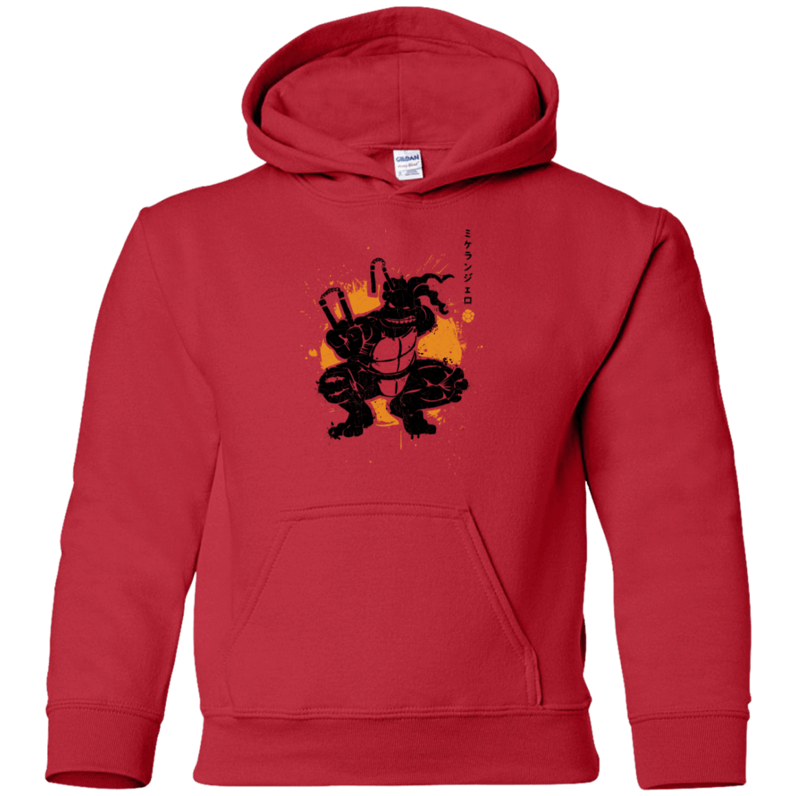 Sweatshirts Red / YS TMNT - Nunchaku Warrior Youth Hoodie