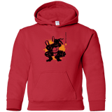 Sweatshirts Red / YS TMNT - Nunchaku Warrior Youth Hoodie