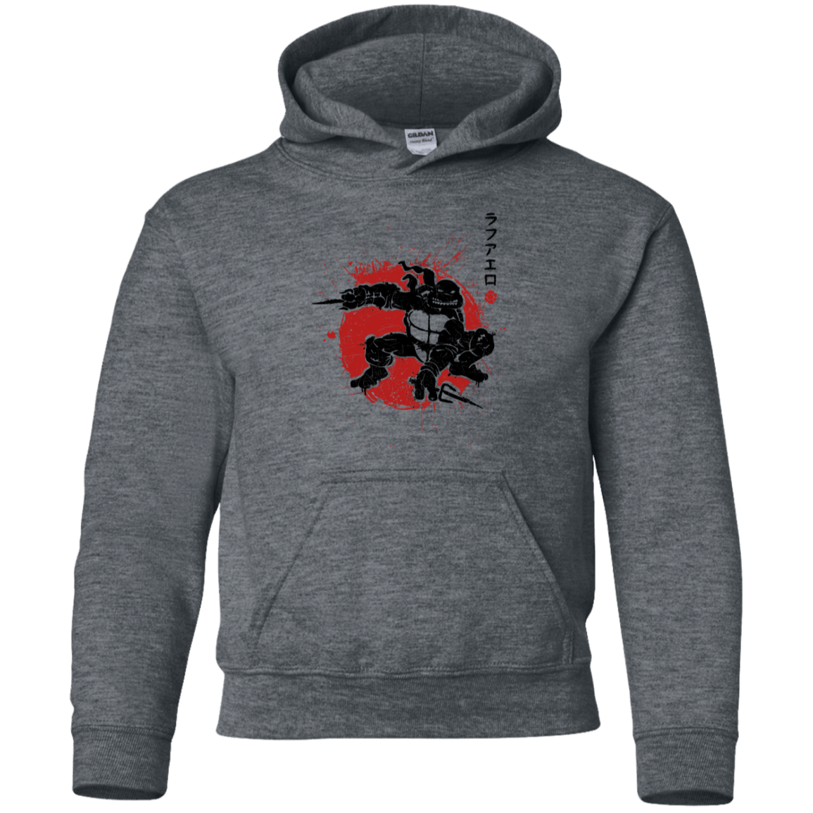 Sweatshirts Dark Heather / YS TMNT - Sai Warrior Youth Hoodie