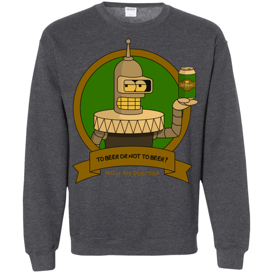 Sweatshirts Dark Heather / S To Beer or not to Beer Bender Edition Crewneck Sweatshirt