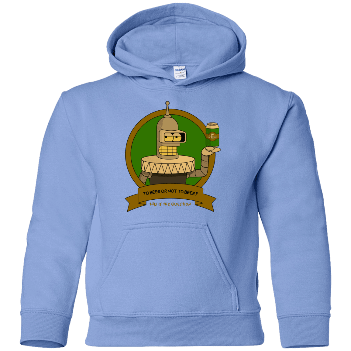 Sweatshirts Carolina Blue / YS To Beer or not to Beer Bender Edition Youth Hoodie