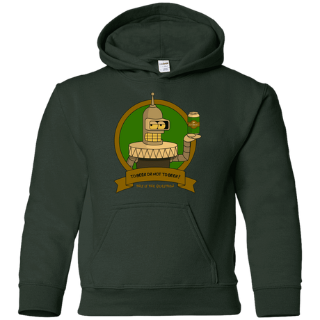 Sweatshirts Forest Green / YS To Beer or not to Beer Bender Edition Youth Hoodie