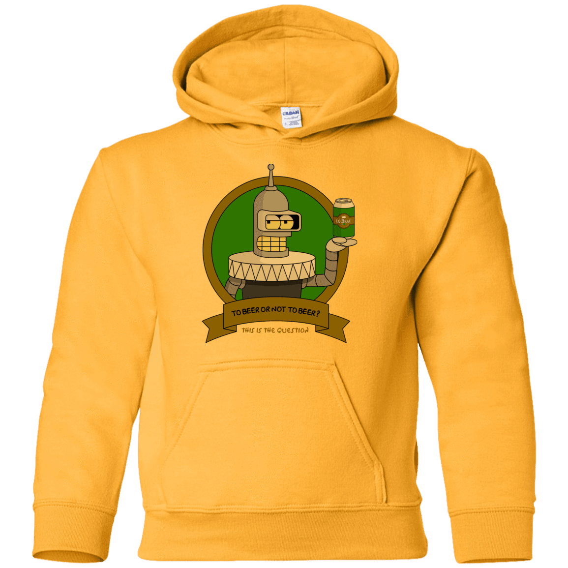 Sweatshirts Gold / YS To Beer or not to Beer Bender Edition Youth Hoodie