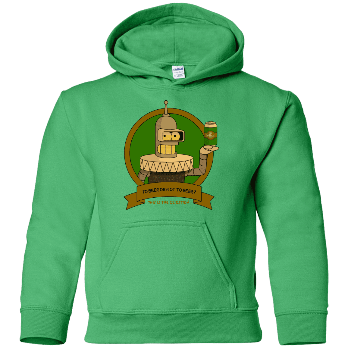 Sweatshirts Irish Green / YS To Beer or not to Beer Bender Edition Youth Hoodie