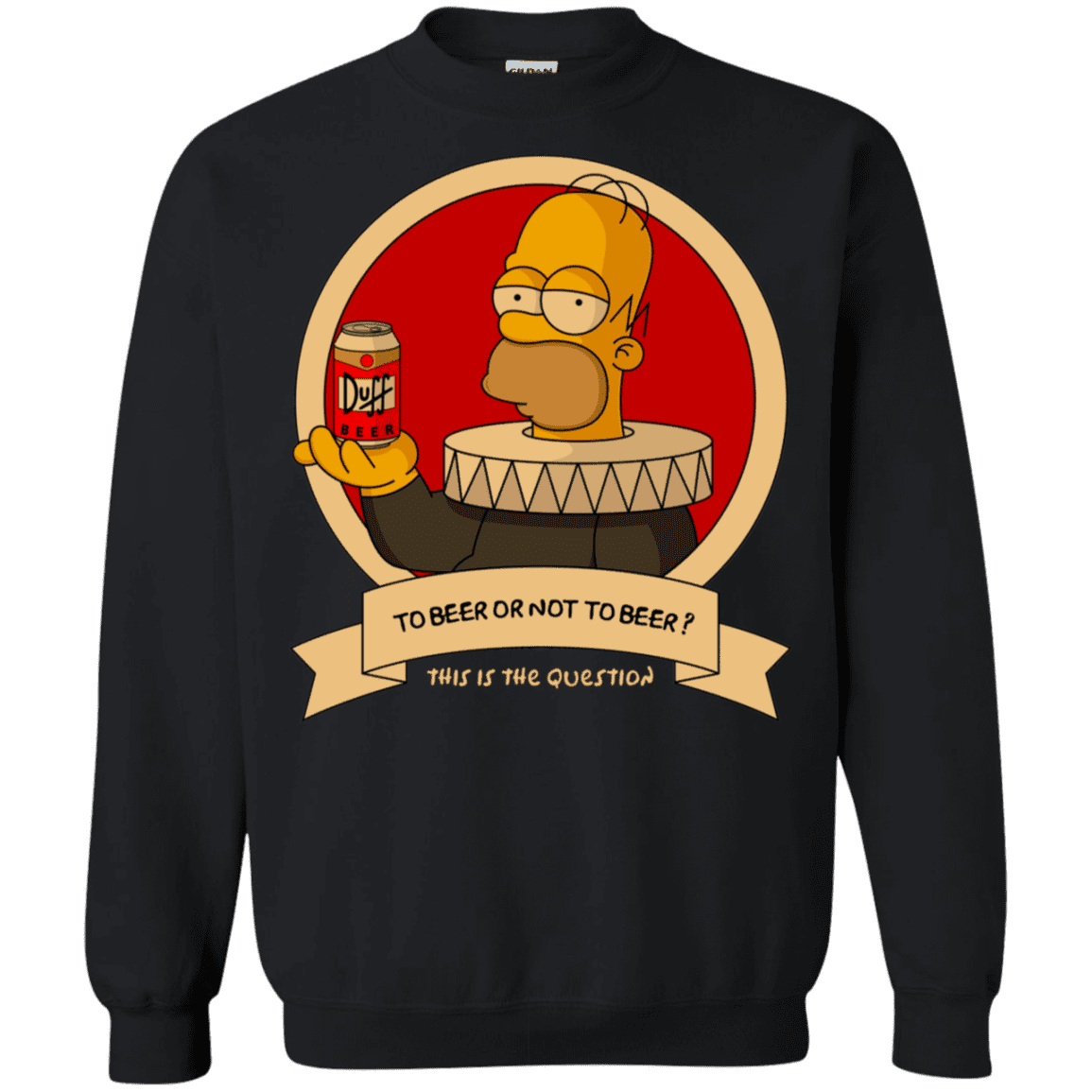 Sweatshirts Black / S To Beer or not to Beer Crewneck Sweatshirt