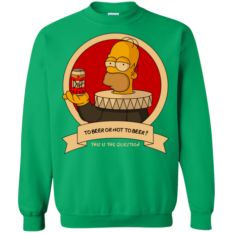 Sweatshirts Irish Green / S To Beer or not to Beer Crewneck Sweatshirt