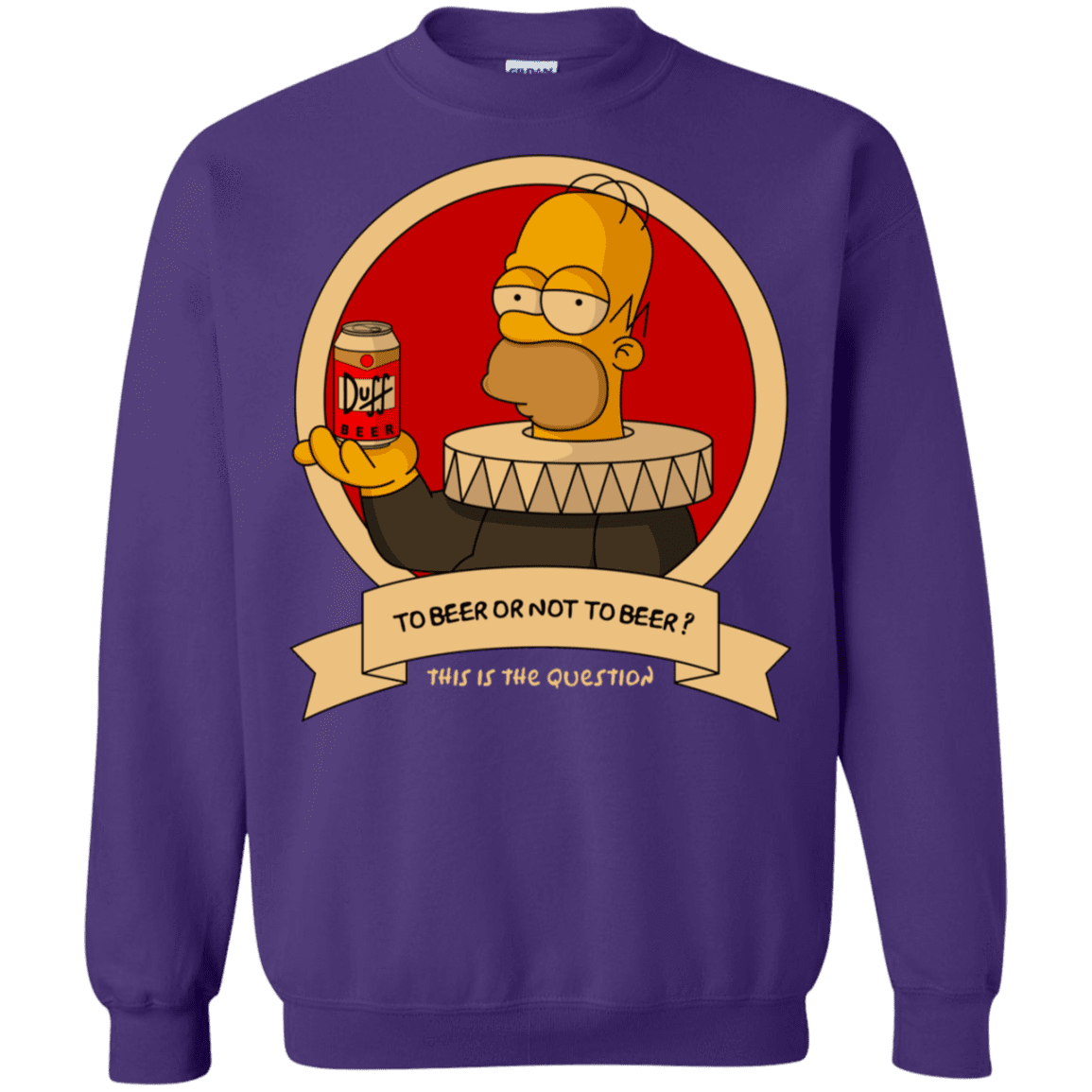 Sweatshirts Purple / S To Beer or not to Beer Crewneck Sweatshirt