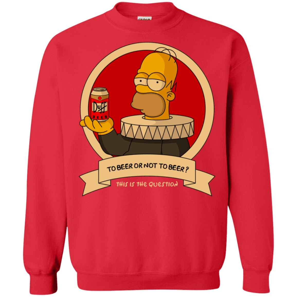 Sweatshirts Red / S To Beer or not to Beer Crewneck Sweatshirt