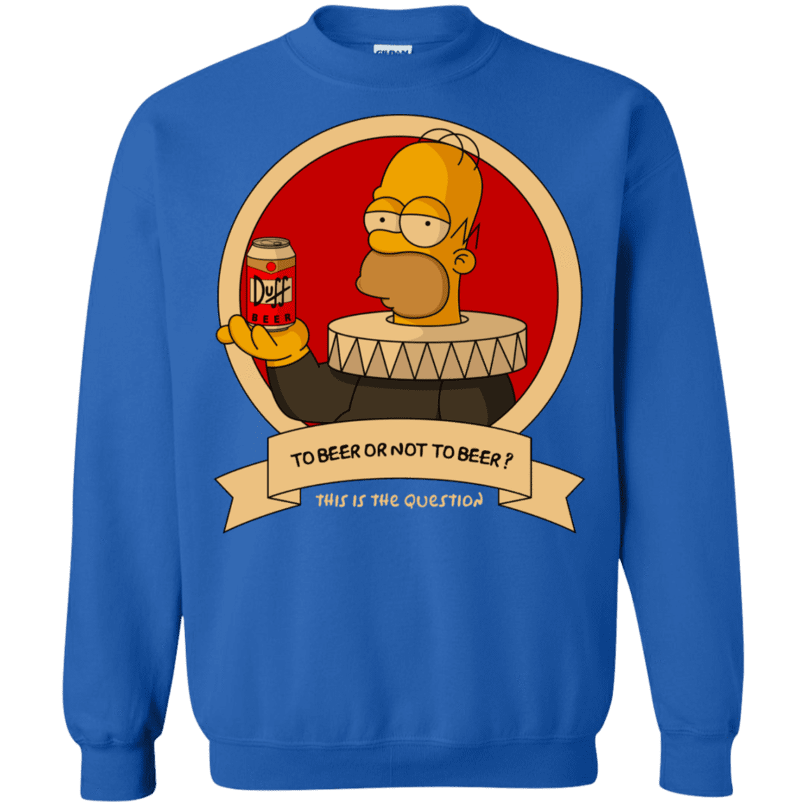 Sweatshirts Royal / S To Beer or not to Beer Crewneck Sweatshirt