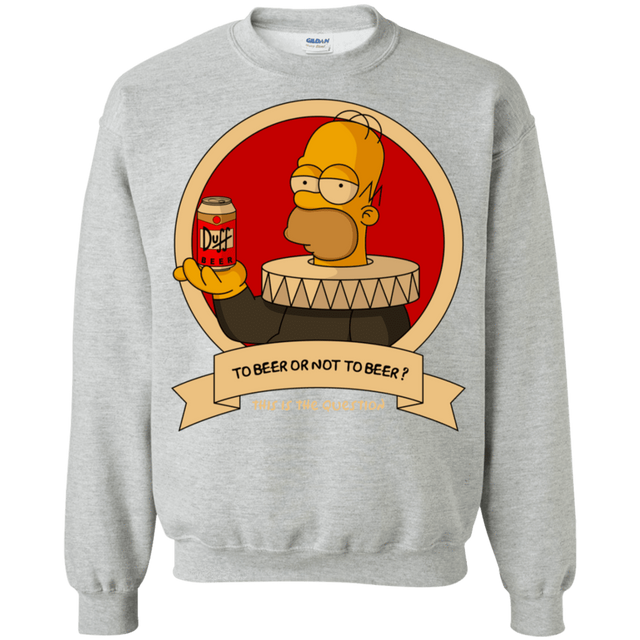 Sweatshirts Sport Grey / S To Beer or not to Beer Crewneck Sweatshirt