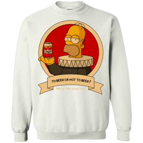 Sweatshirts White / S To Beer or not to Beer Crewneck Sweatshirt