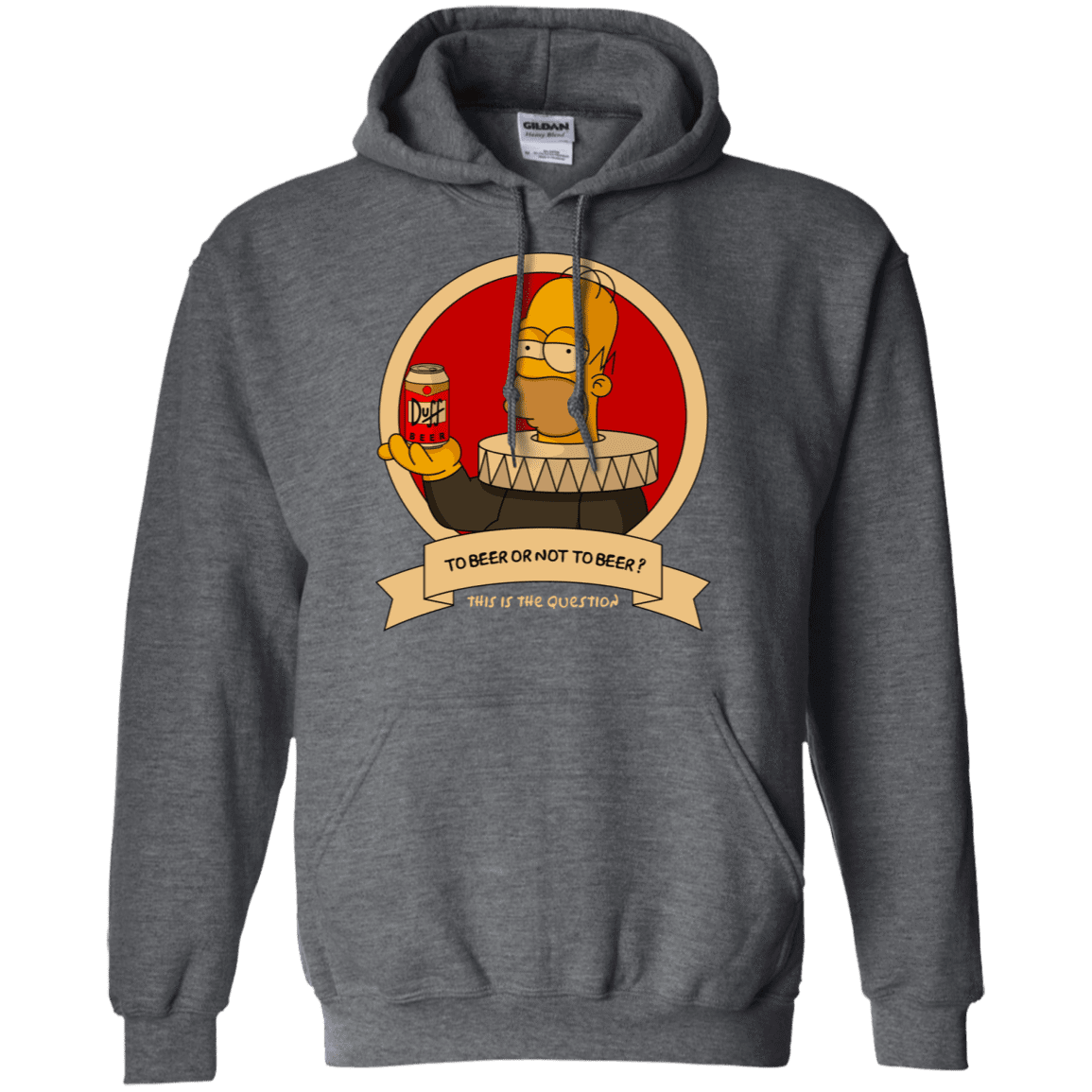 Sweatshirts Dark Heather / S To Beer or not to Beer Pullover Hoodie