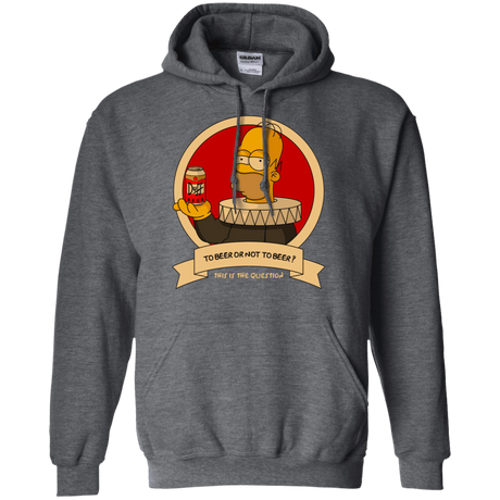 Sweatshirts Dark Heather / S To Beer or not to Beer Pullover Hoodie