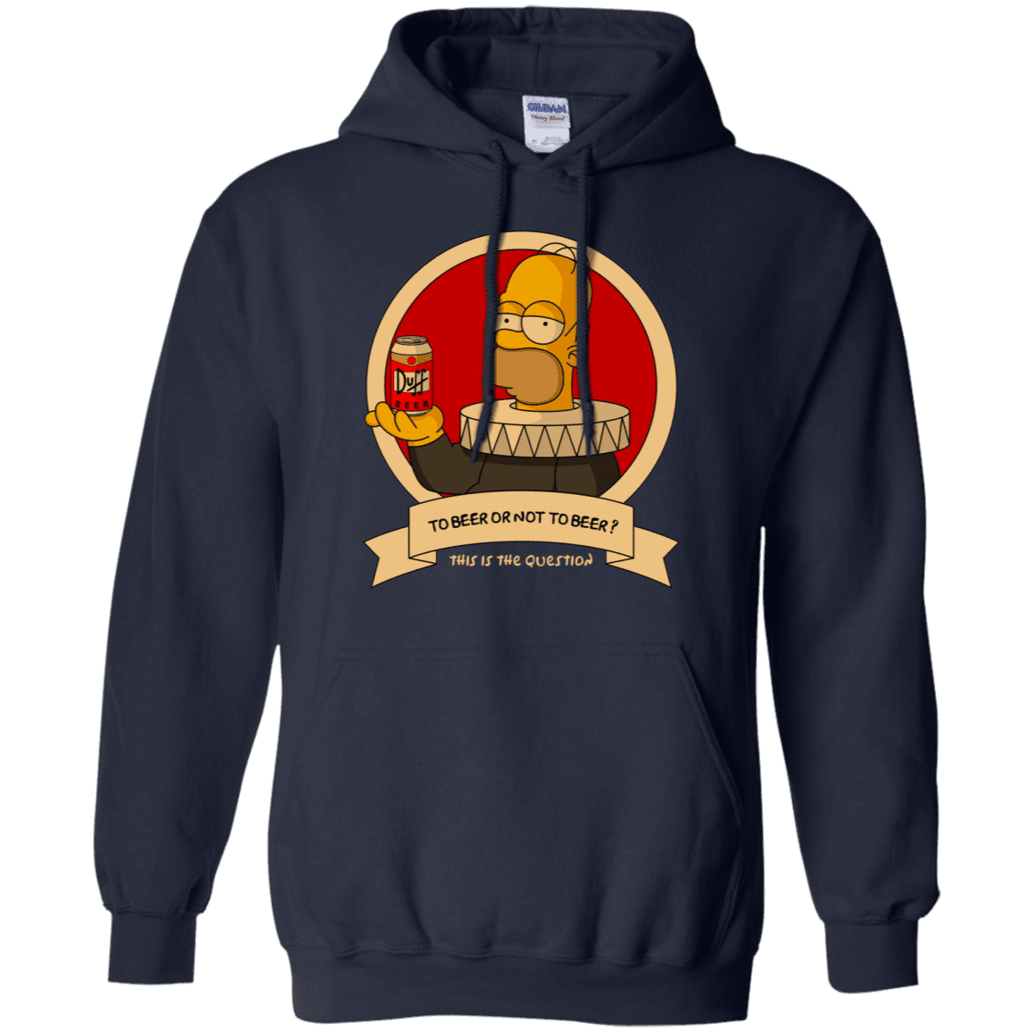 Sweatshirts Navy / S To Beer or not to Beer Pullover Hoodie