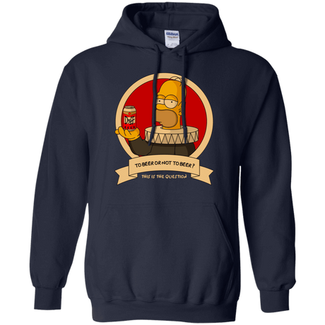 Sweatshirts Navy / S To Beer or not to Beer Pullover Hoodie