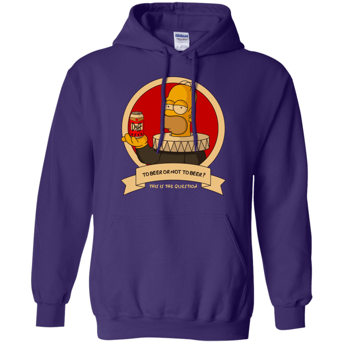 Sweatshirts Purple / S To Beer or not to Beer Pullover Hoodie