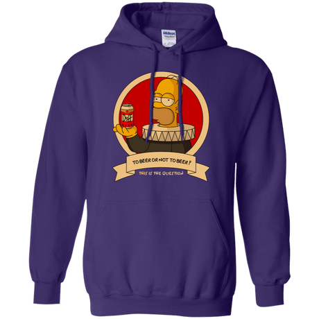 Sweatshirts Purple / S To Beer or not to Beer Pullover Hoodie