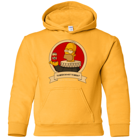 Sweatshirts Gold / YS To Beer or not to Beer Youth Hoodie