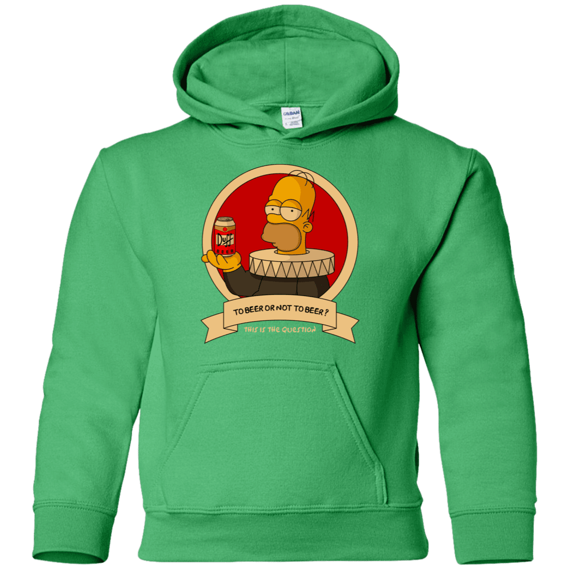 Sweatshirts Irish Green / YS To Beer or not to Beer Youth Hoodie