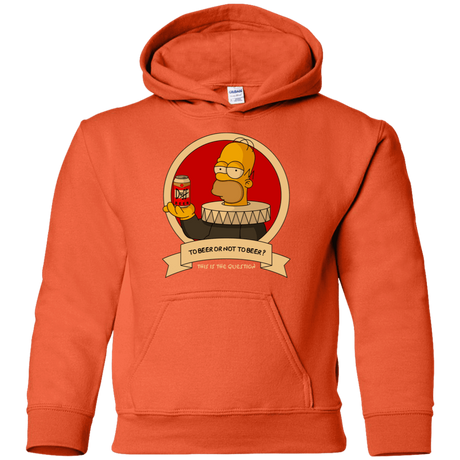 Sweatshirts Orange / YS To Beer or not to Beer Youth Hoodie