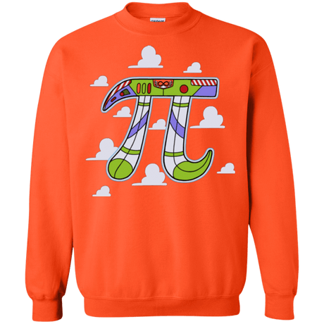 Sweatshirts Orange / Small To Infinity Crewneck Sweatshirt