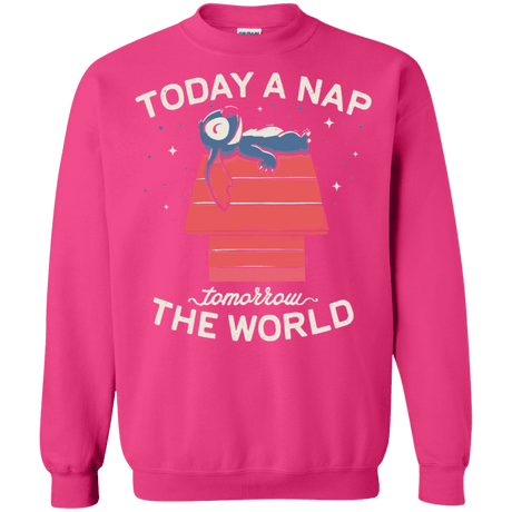 Sweatshirts Heliconia / S Today a Nap Tomorrow the World Crewneck Sweatshirt