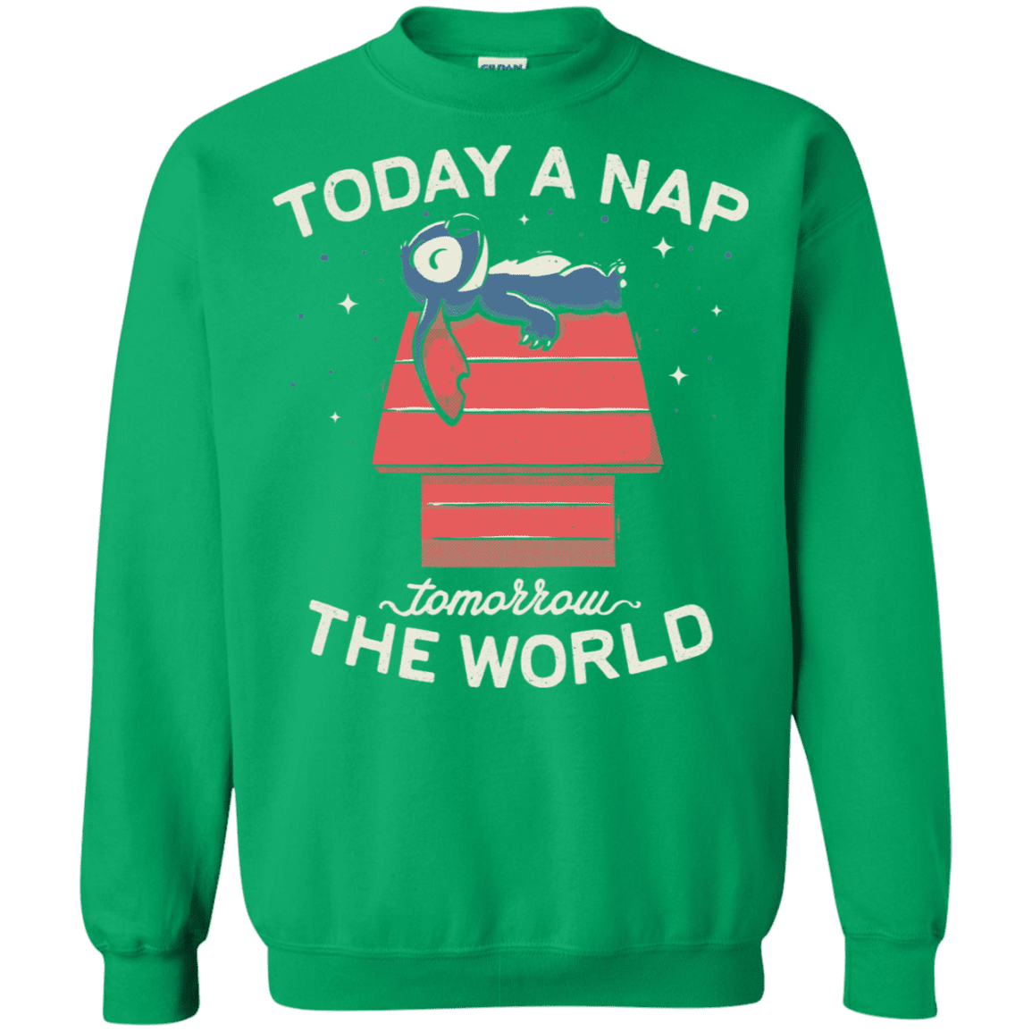Sweatshirts Irish Green / S Today a Nap Tomorrow the World Crewneck Sweatshirt