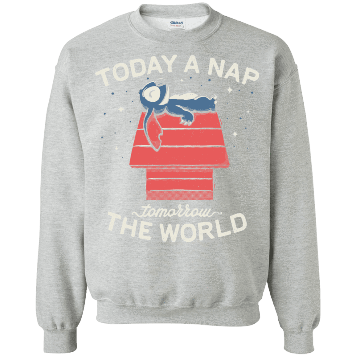 Sweatshirts Sport Grey / S Today a Nap Tomorrow the World Crewneck Sweatshirt