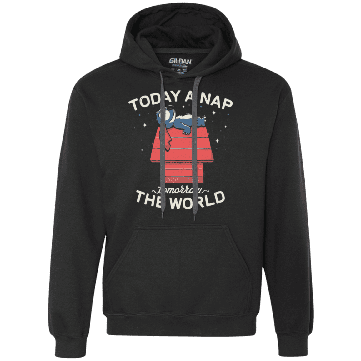 Sweatshirts Black / S Today a Nap Tomorrow the World Premium Fleece Hoodie