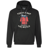 Sweatshirts Black / S Today a Nap Tomorrow the World Premium Fleece Hoodie