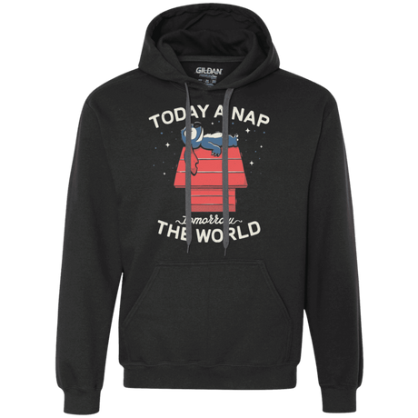 Sweatshirts Black / S Today a Nap Tomorrow the World Premium Fleece Hoodie