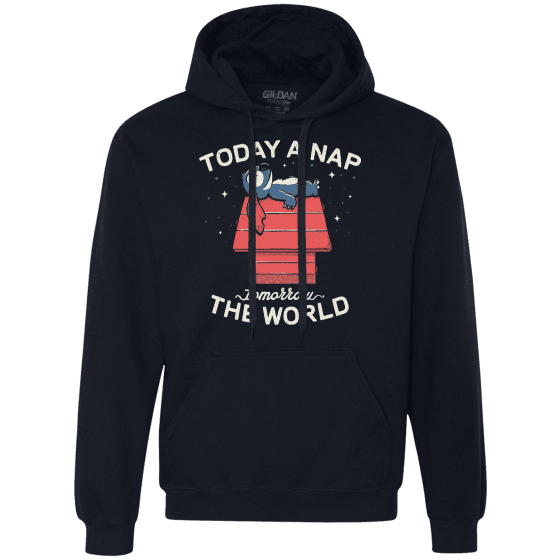 Sweatshirts Navy / S Today a Nap Tomorrow the World Premium Fleece Hoodie