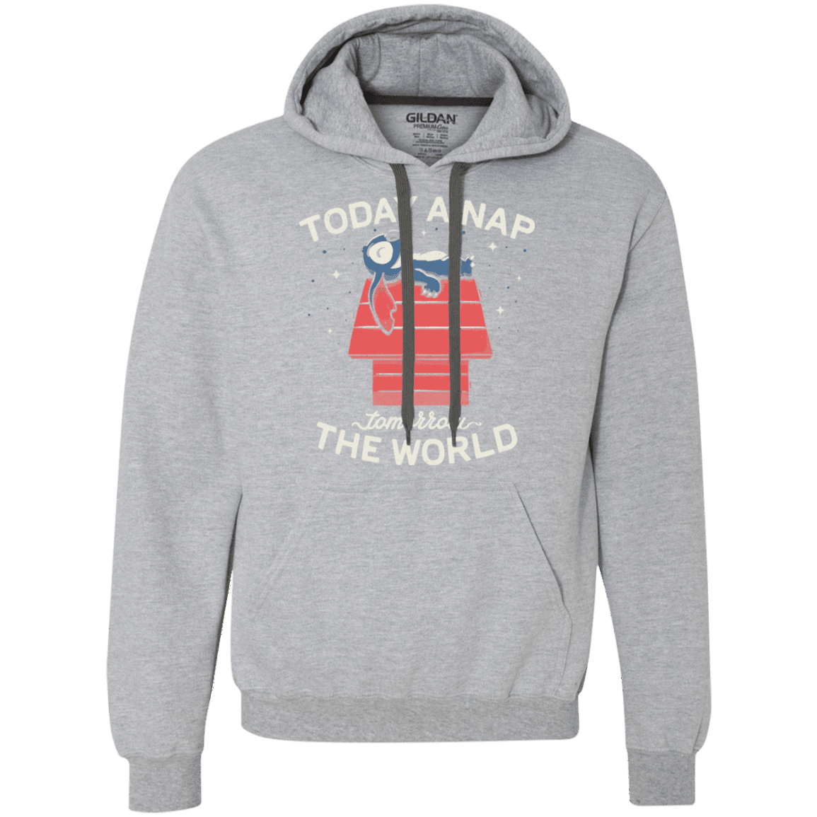 Sweatshirts Sport Grey / S Today a Nap Tomorrow the World Premium Fleece Hoodie