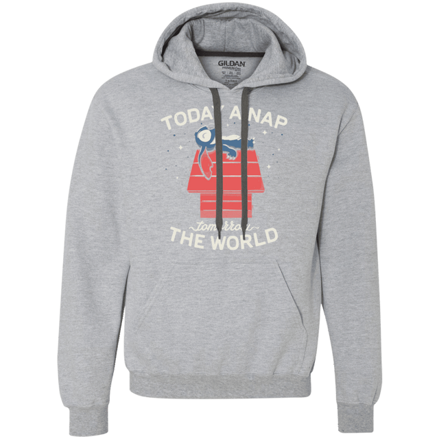 Sweatshirts Sport Grey / S Today a Nap Tomorrow the World Premium Fleece Hoodie