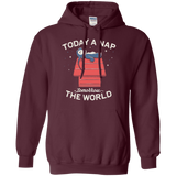 Sweatshirts Maroon / S Today a Nap Tomorrow the World Pullover Hoodie