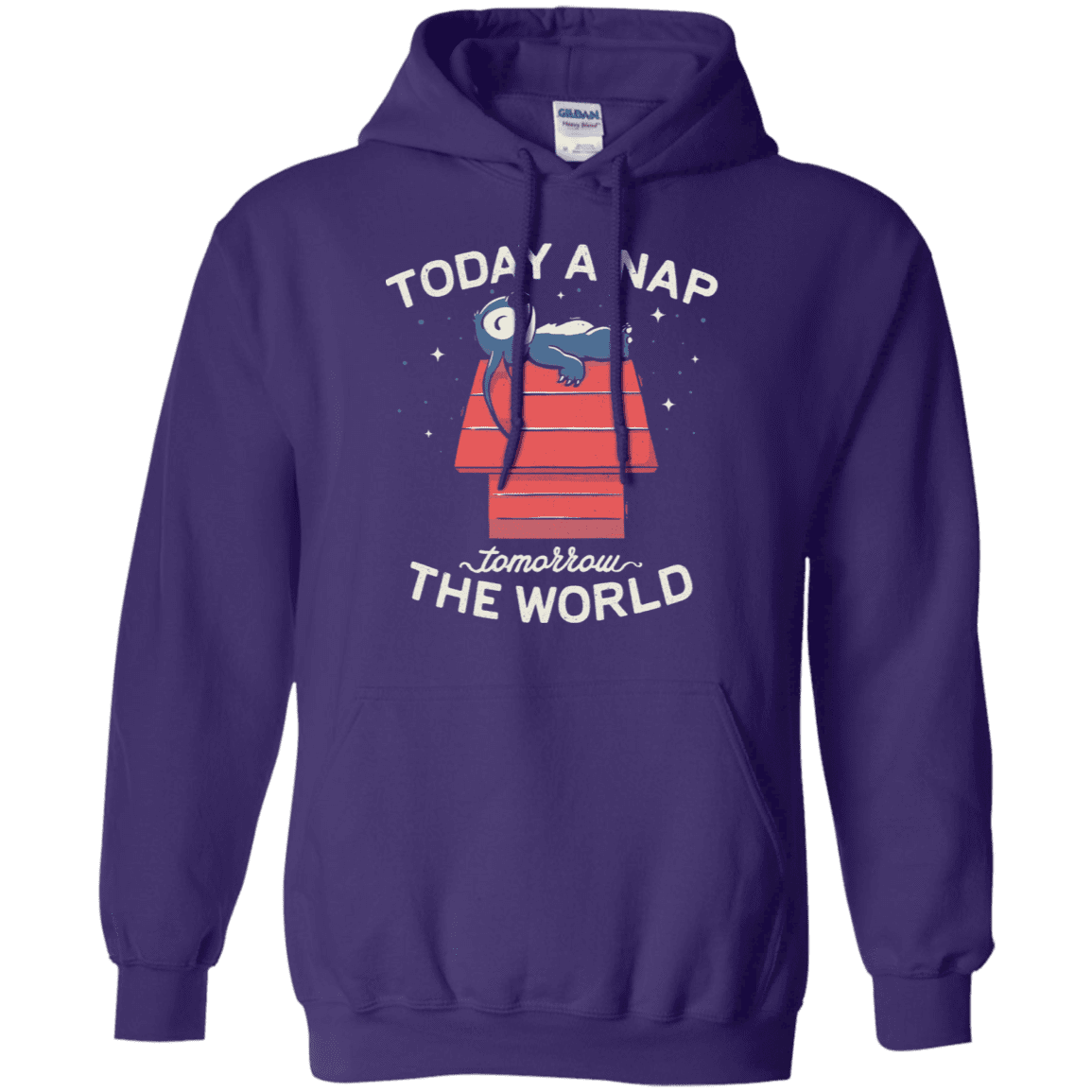 Sweatshirts Purple / S Today a Nap Tomorrow the World Pullover Hoodie