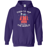 Sweatshirts Purple / S Today a Nap Tomorrow the World Pullover Hoodie